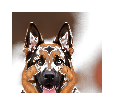 Perro adiestrado con disciplina y buen comportamiento